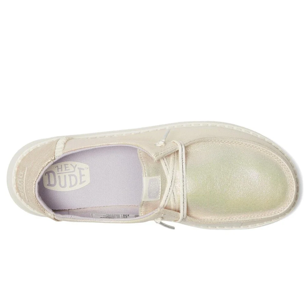 Hey Dude Wendy Y Dazzling 44609-9DG Kids US 4 M Iridescent Multi Shoes ZOGG3897